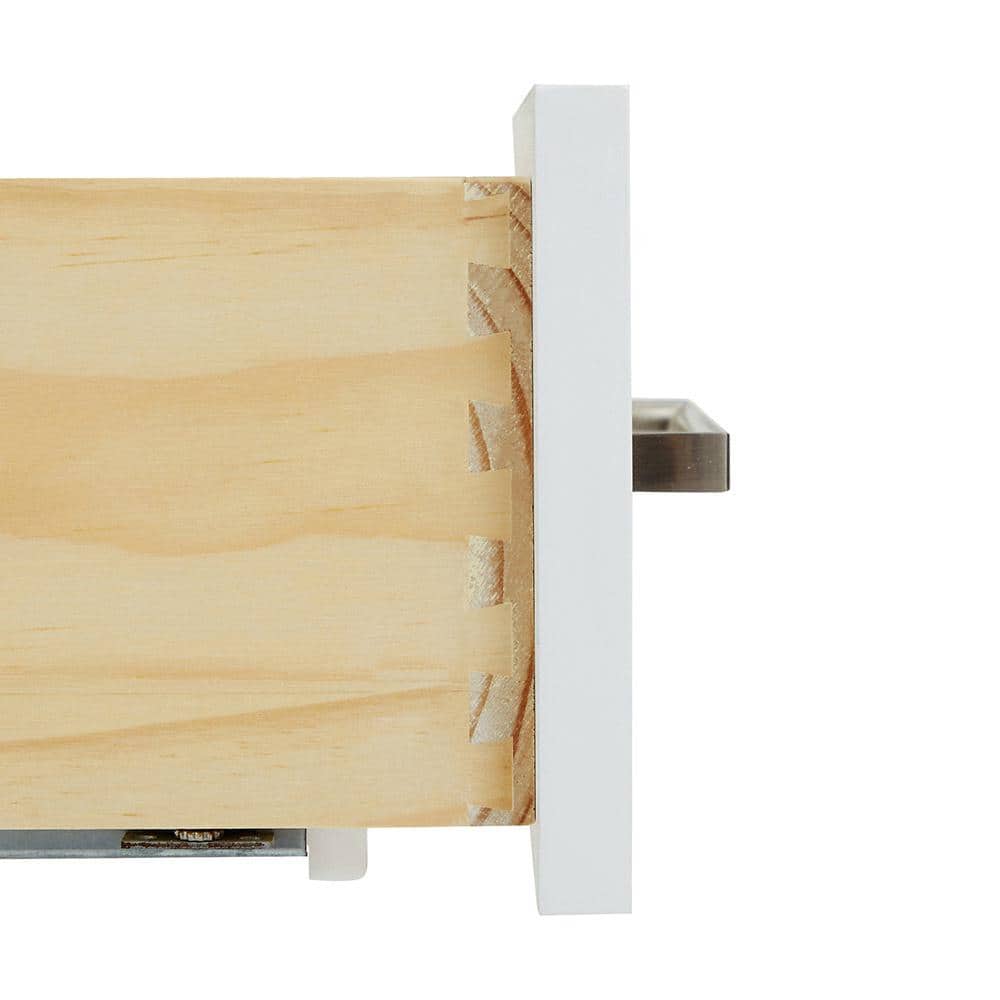 Cambridge 36" White Solid Wood Freestanding Bathroom Vanity Cabinet