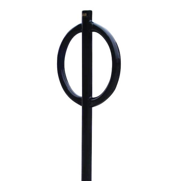 Paris 44 in. Black Pedestal Bicycle Rack