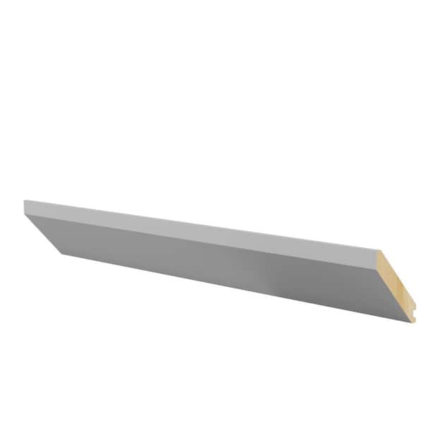 Home Decorators Collection Washington Franklin Hargrove 2.75 in. W x 3.25 in. D x 96 in. H in Veiled Gray Crown Cabinet Filler Flat