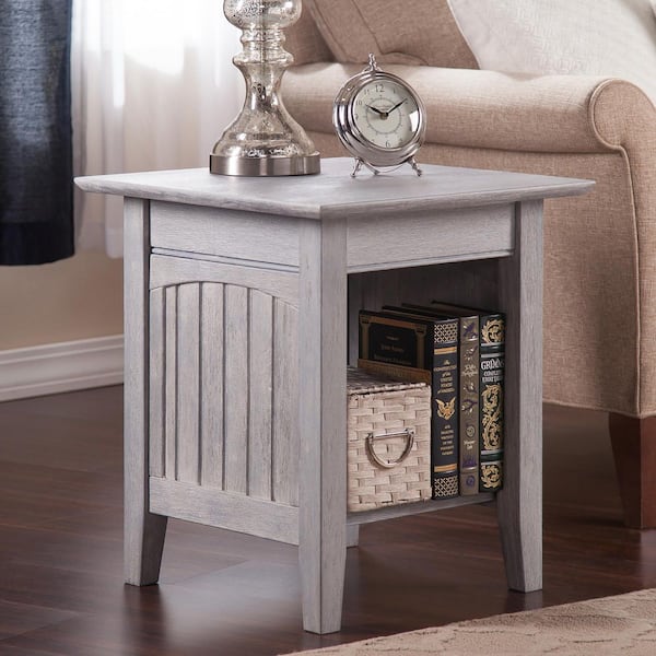 Nantucket Driftwood Grey End Table
