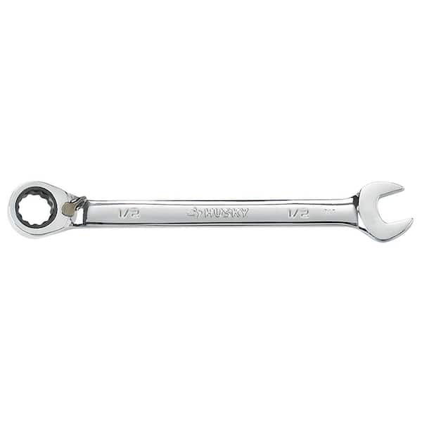 Husky 1/2 in. Reversible Ratcheting Combination Wrench