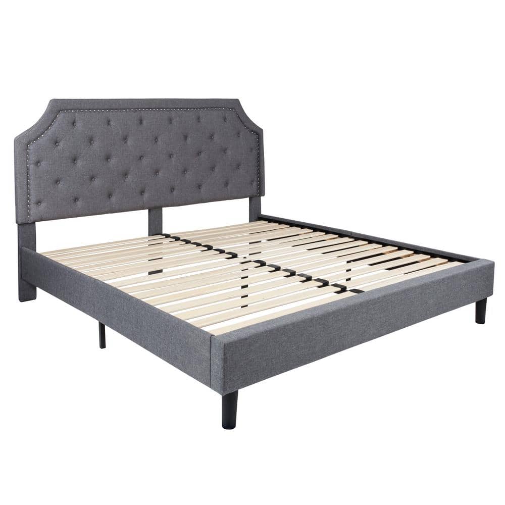 Flash Furniture King Platform Bed CGA-SL-226070-LI-HD - The Home Depot
