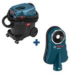 9 Gal. Corded Wet/Dry Dust Extractor Vacuum with HEPA Filter and Bonus SDS-Max and SDS-Plus Universal Dust Attachment