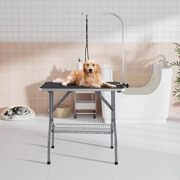 VEVOR Pet Grooming Table Arm with Clamp, 36 in. x 24 in. Dog