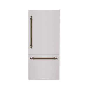 CLASSICO 36 In. Built-In BM36 RH-HINGE - PNL and HDL in STAINLESS STEEL with BRONZE TRIM