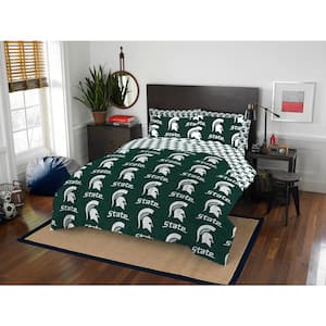NCAA Rotary Michigan State 7 PC Full Bed In Bag Set