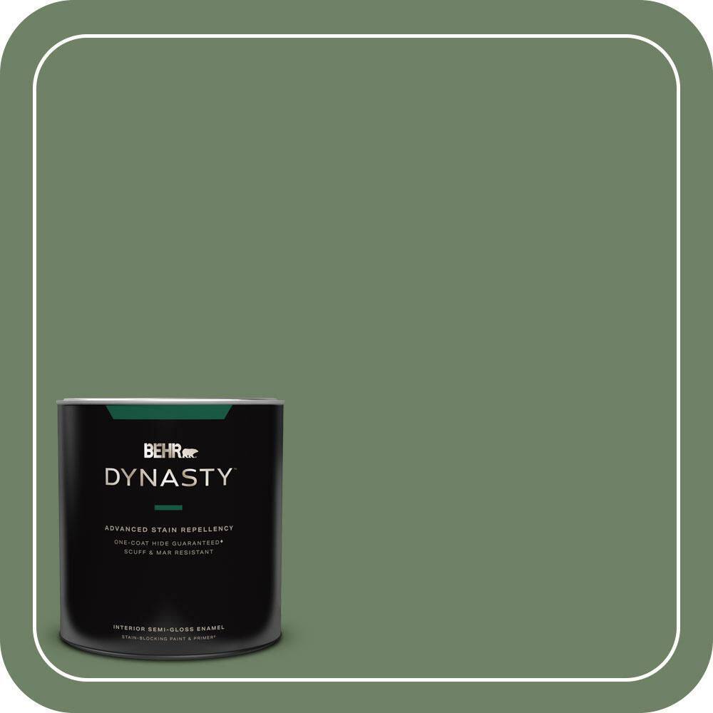 1 qt. #S390-6 Cliffside Park One-Coat Hide Semi-Gloss Enamel Interior Stain-Blocking Paint and Primer price history on PriceWatchPro