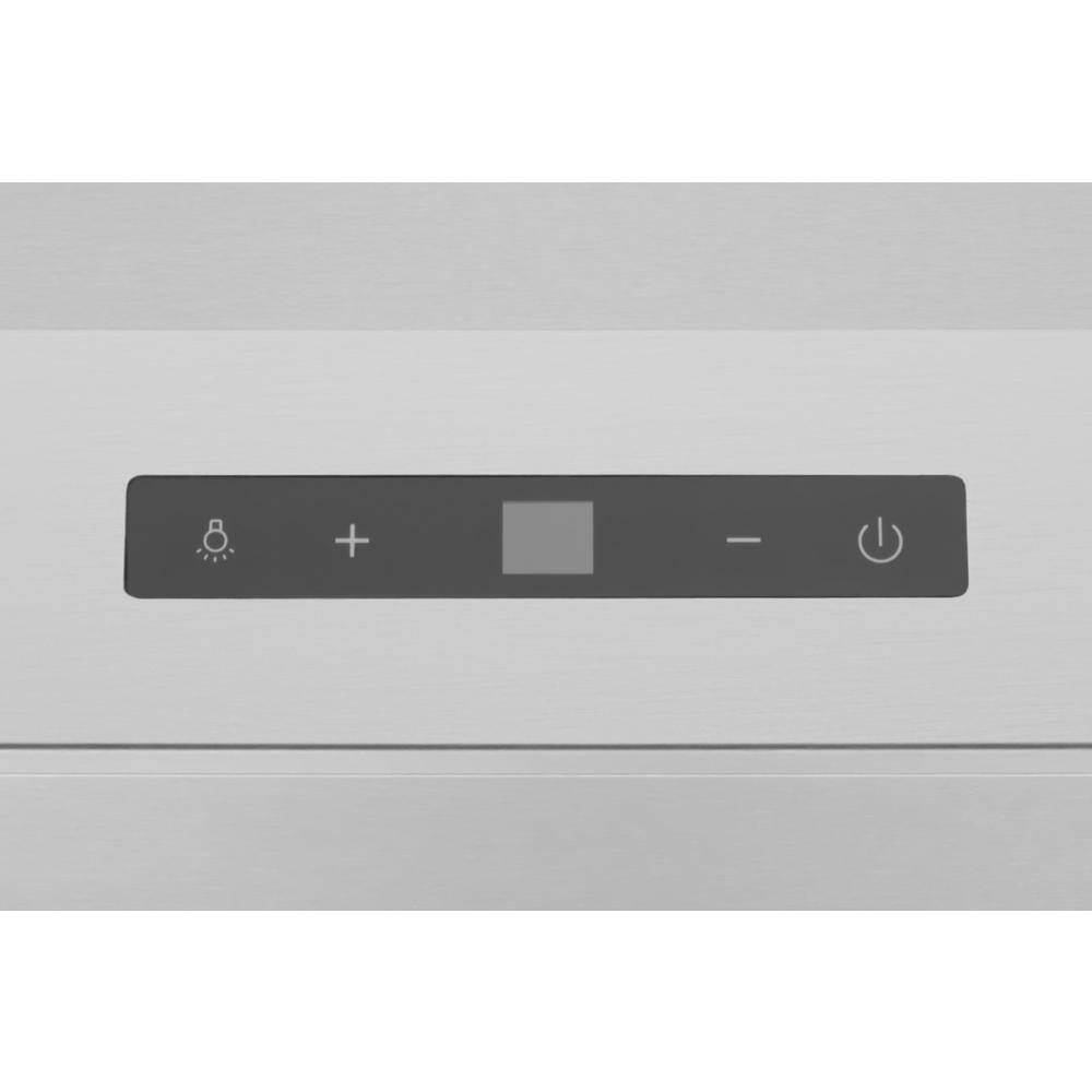 30" Stainless Steel Convertible Island Range Hood with Charcoal Filter