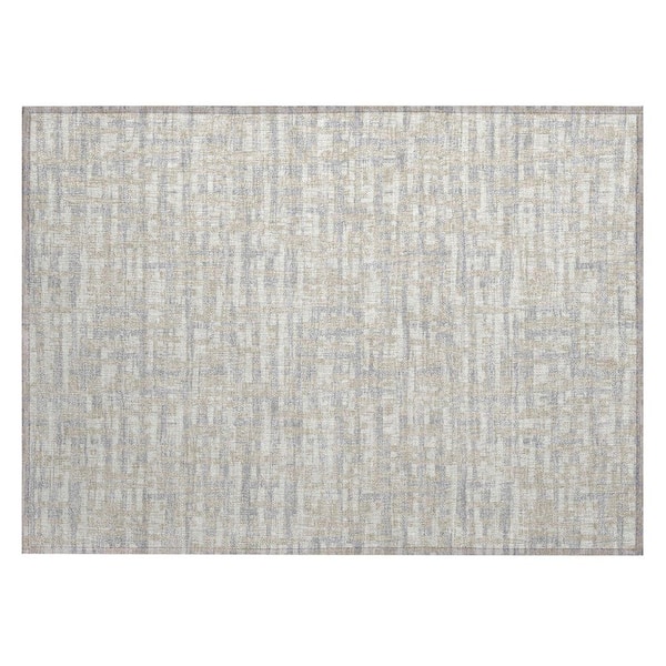 Addison Rugs Chantille Machine Washable Indoor/Outdoor Abstract ACN1060 Beige 1 ft. 8 in. x 2 ft. 6 in. Area Rug