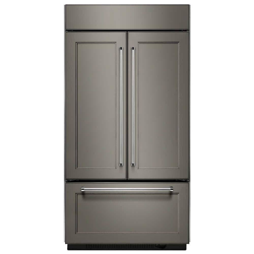 KitchenAid 25.8 cu. ft. French Door Refrigerator in Stainless Steel  KRMF606ESS - The Home Depot