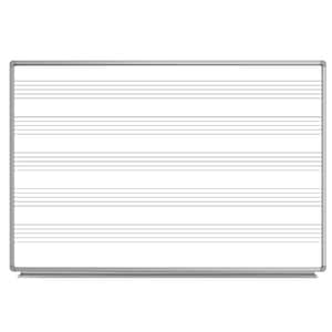 72 in. x 48 in. Wall-Mounted Magnetic Music Board