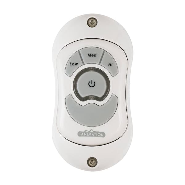Old Havana 3-Speed Handheld Remote Control, White Old Havana 3-Speed Handheld Remote Control, White