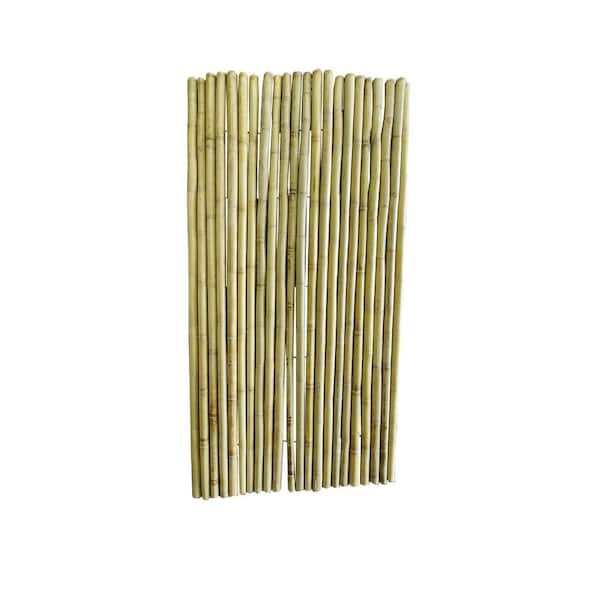 4 ft. L x 8 ft. H Extra Large Bamboo Pole Fence