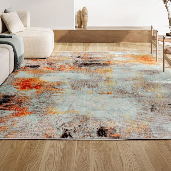JONATHAN Y Contemporary Pop Modern Abstract Vintage Cream