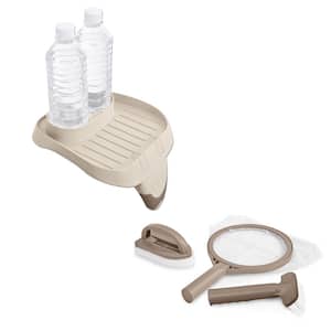 PureSpa Hot Tub and Pool Attachable Snack Cup Holder and Maintenance Accessory Kit