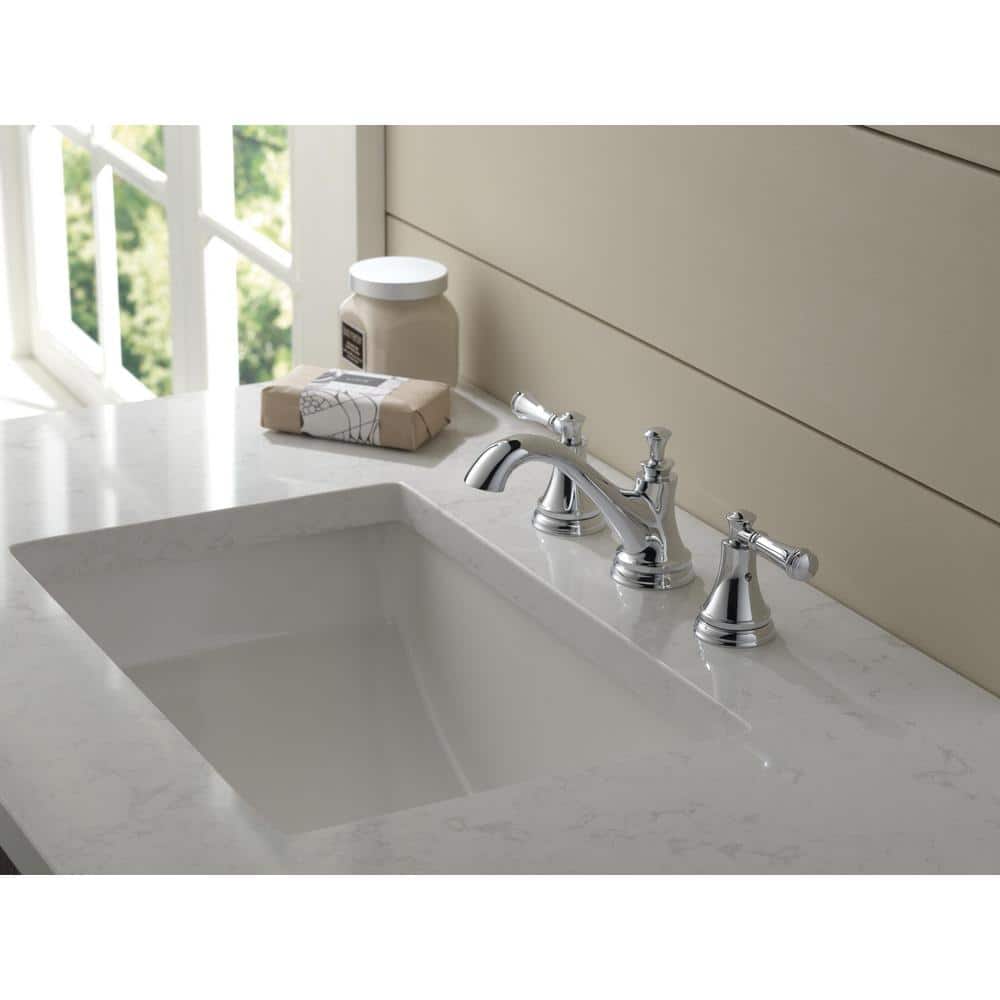 Silverton Chrome 8" Widespread 2-Handle Bathroom Faucet