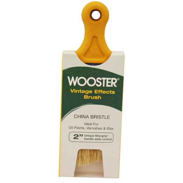 Wooster 2 in. Vintage Effects Bristle Angle Brush