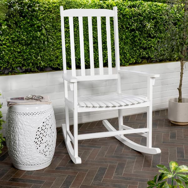 JONATHAN Y Seagrove Farmhouse Classic Slat-Back 350 lbs. Support