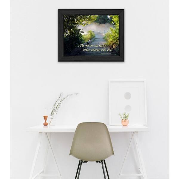 Unbranded 15 in. x 19 in. "Beauty" by Trendy Decor 4U Printed Framed Wall Art