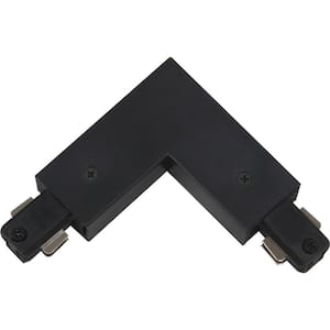 Black "L" Connector (90) for 120-Volt 2-Circuit/1-Neutral Track Systems
