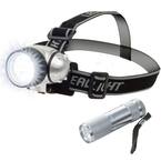 12 LED Head Lamp Plus 6 LED Flashlight Super Set