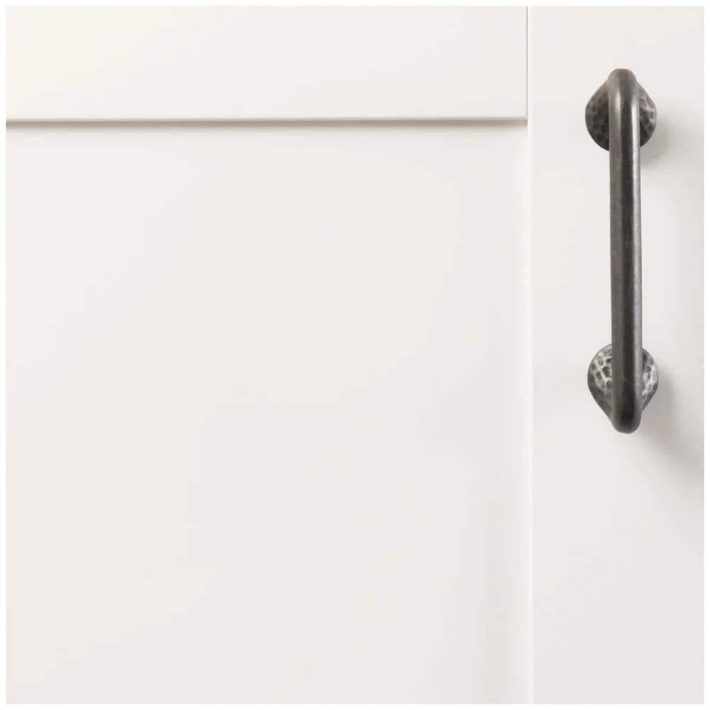 Windover Antique Black Rustic Bar Cabinet Handles, 3"