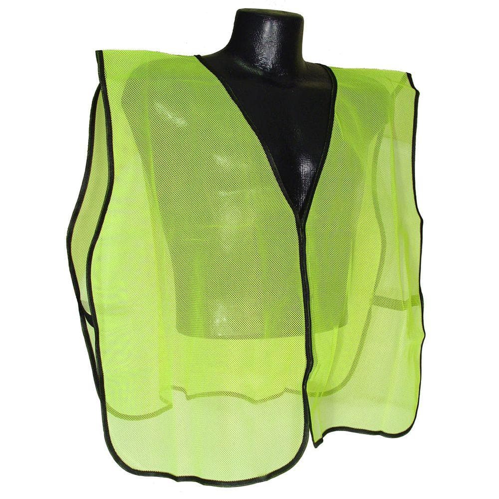 Safety Vest Green Mesh No Tape price history on PriceWatchPro
