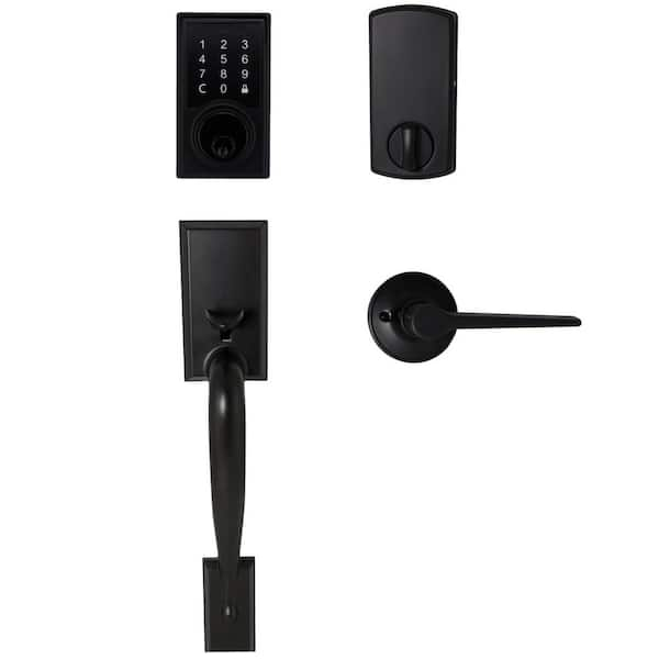 Defiant Freedom Matte Black Hall and Closet Door Handle LEXK03B - The Home  Depot