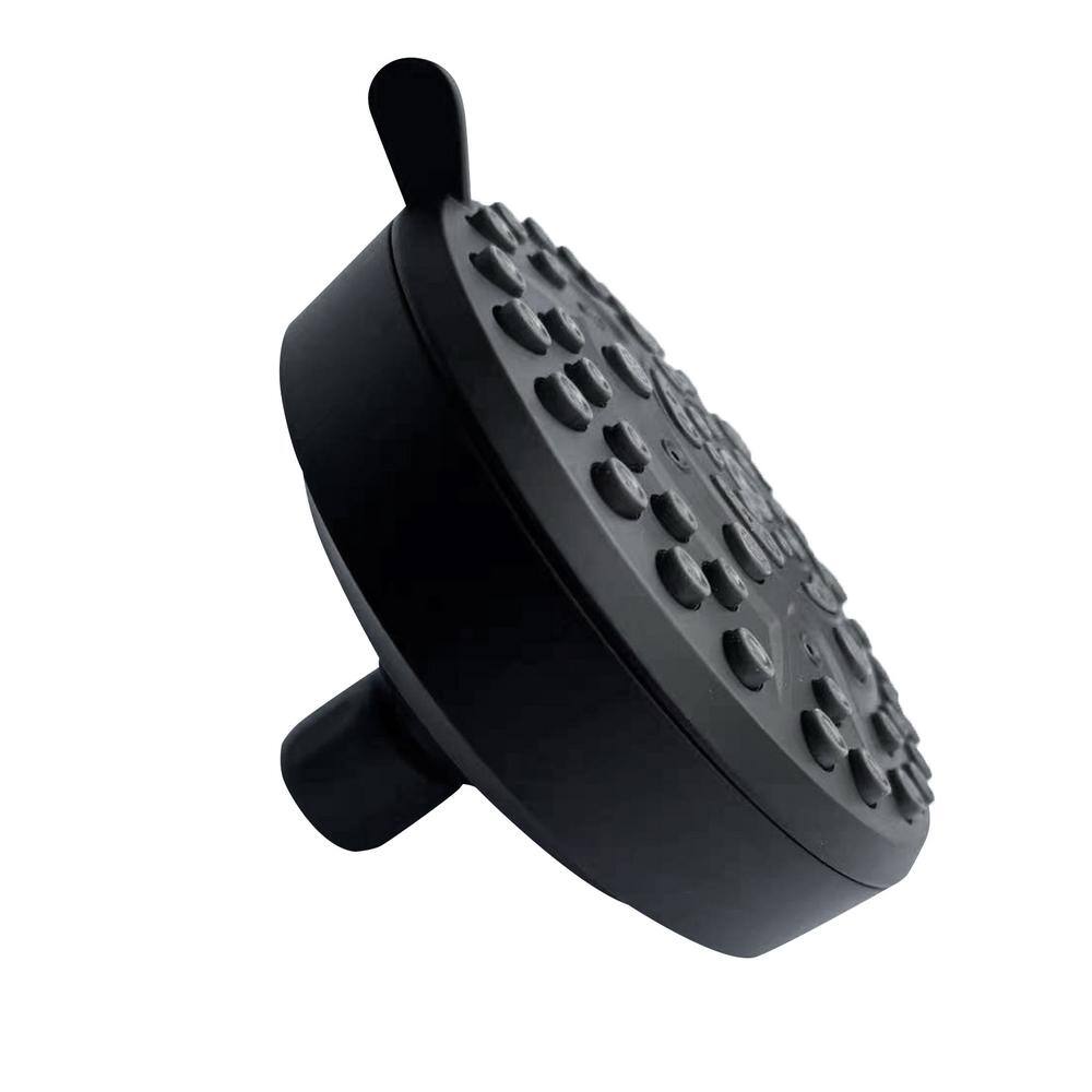 10-Spray Patterns with 2.5-GPM 4.72 in. Wall Mount Fixed Shower Head in Matte Black price history on PriceWatchPro