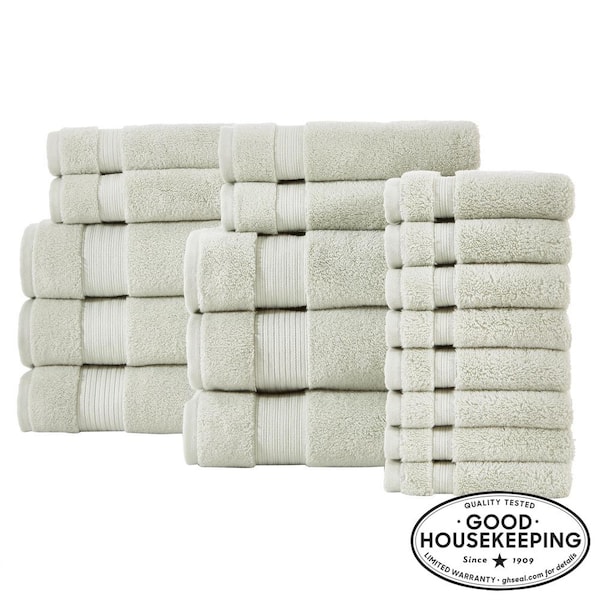 18 piece bath towel set