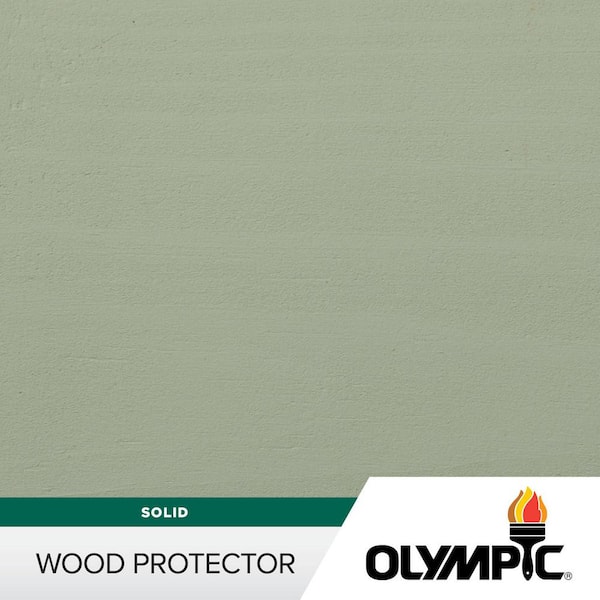 Wood Protector 1 gal. SC-1076 Silver Lining Exterior Solid Stain Plus Sealer in One