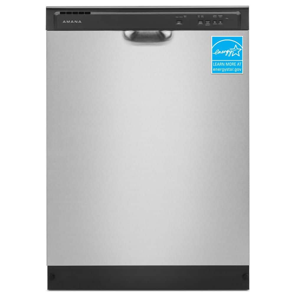 24 in. Front Built-In Tall Tub Dishwasher in Stainless Steel with 3-Cycles 59 dBA