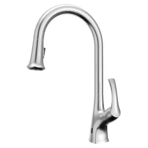 Chantilly Single Handle Touchless Pull-Down Sprayer Kitchen Faucet in Stainless Steel