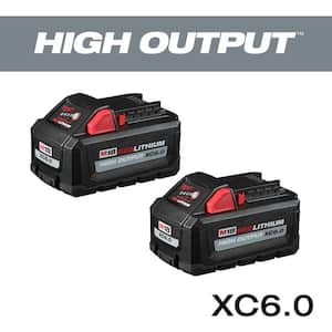 M18 18-Volt Lithium-Ion 175-Watt Powered Compact Inverter for M18 Batteries with (2) M18 HIGH OUTPUT 6.0 Ah Batteries