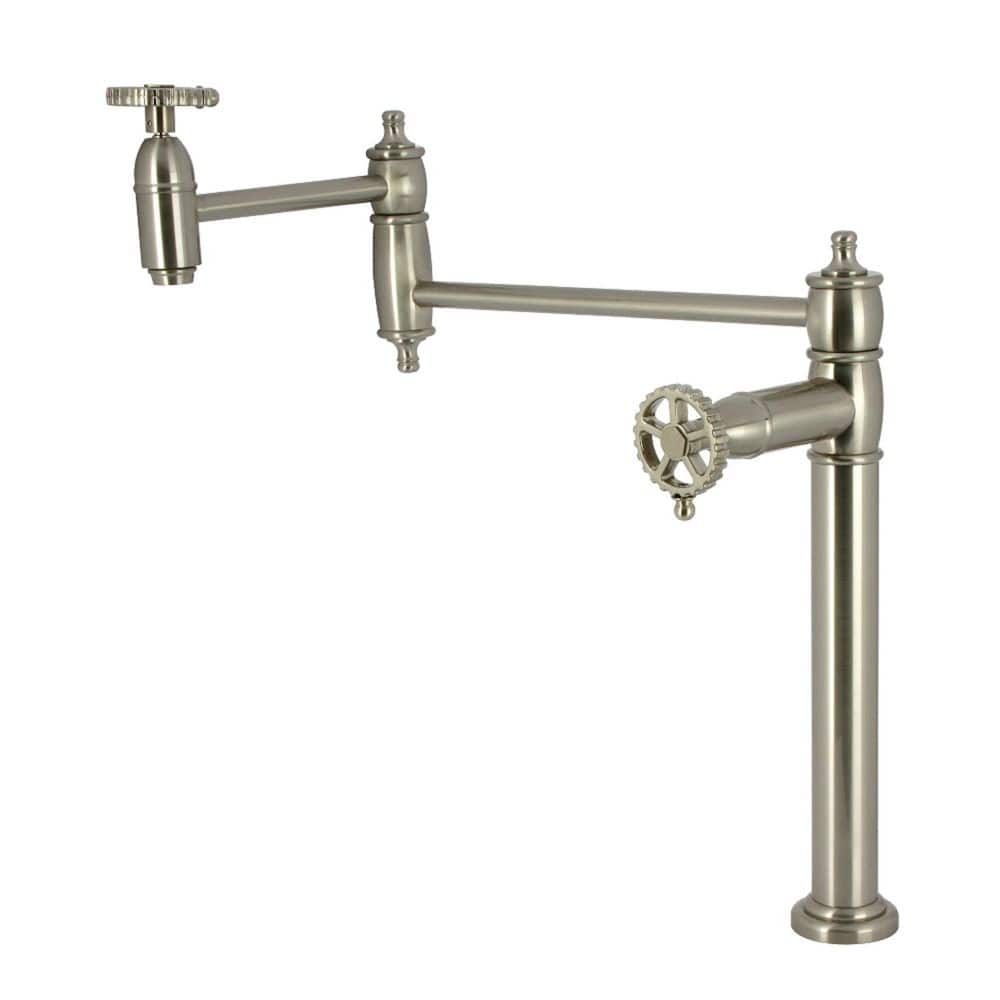 Fuller Deck Mount Pot Filler in Brushed Nickel price history on PriceWatchPro