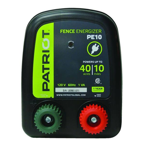 Patriot PE10 Fence Energizer - 0.30 Joule