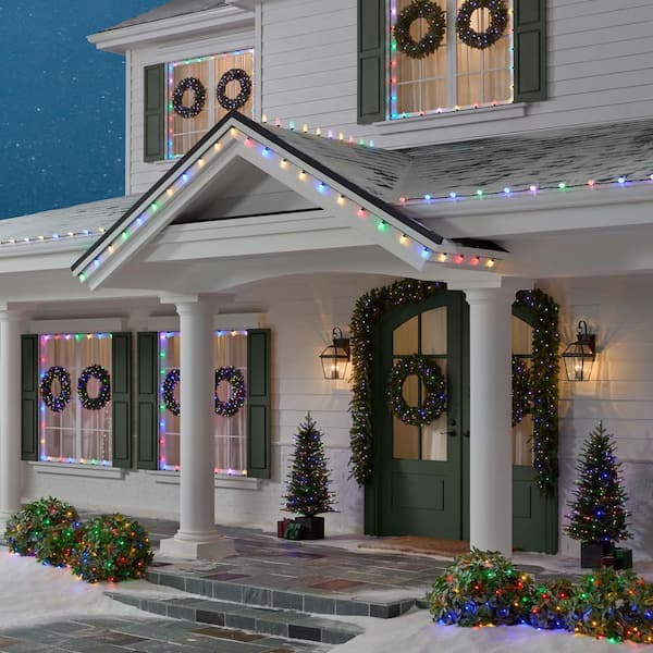 24 Count 16 Function Faceted C9 LED Color Changing Lights