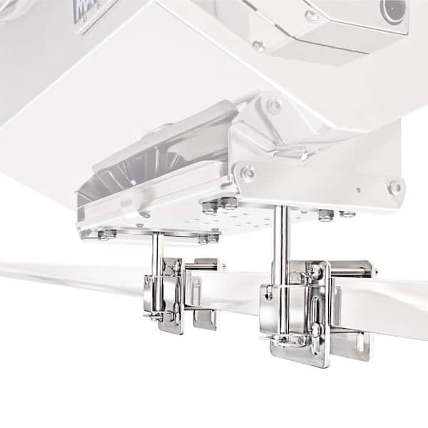 Magma Dual Square/Flat or Side Bulkhead Rail Mount for Rectangle Grills