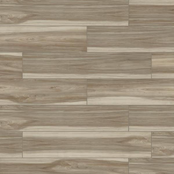 Ansley Amber 8 in. x 40 in. Matte Porcelain Wood Look Floor and Wall Tile (15.54 sq. ft. /Case)