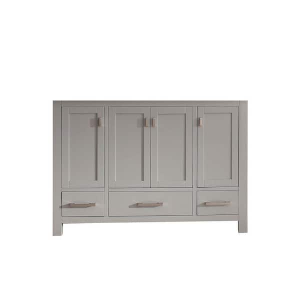 Avanity Modero 48 in. Vanity Cabinet Only in Chilled Gray