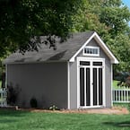 Do-it Yourself Tribeca 8 ft. x 12 ft. Stylized Backyard Wood Storage Shed with Smartside and transom window (96 sq. ft.)