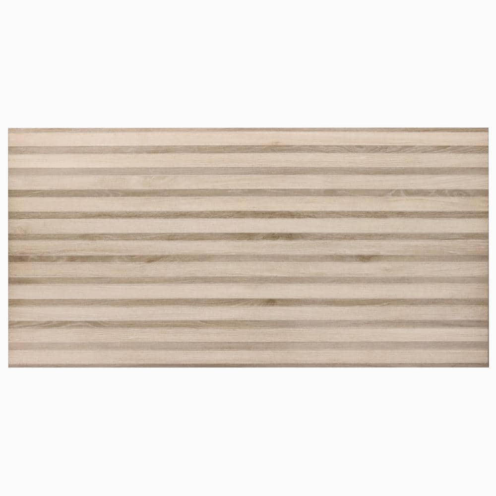Brookline Ribbon Almond Brown 4 in. x 0.35 in. Matte Porcelain Floor and Wall Tile Sample price history on PriceWatchPro