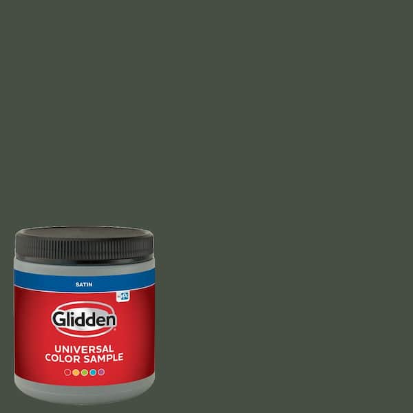 Glidden 8 oz. PPG1033-7 Charcoal Smoke Satin Interior Paint Sample