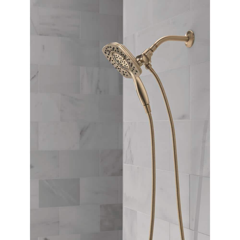 Champagne Bronze Dual Shower Head with Handheld Spray