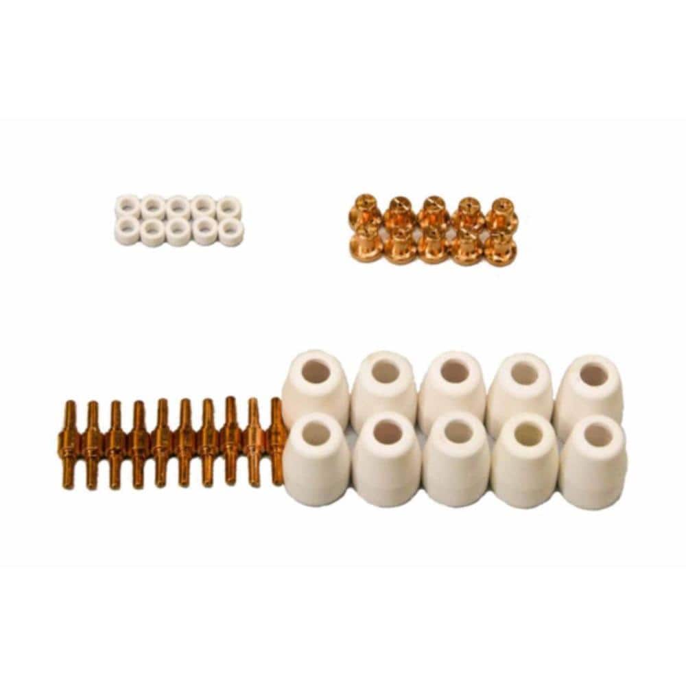 LCON40 40 Pieces Plasma Cutter Consumables for Red color LT5000D, CT520D,  LT3200 & Brown color LT3500 price history on PriceWatchPro