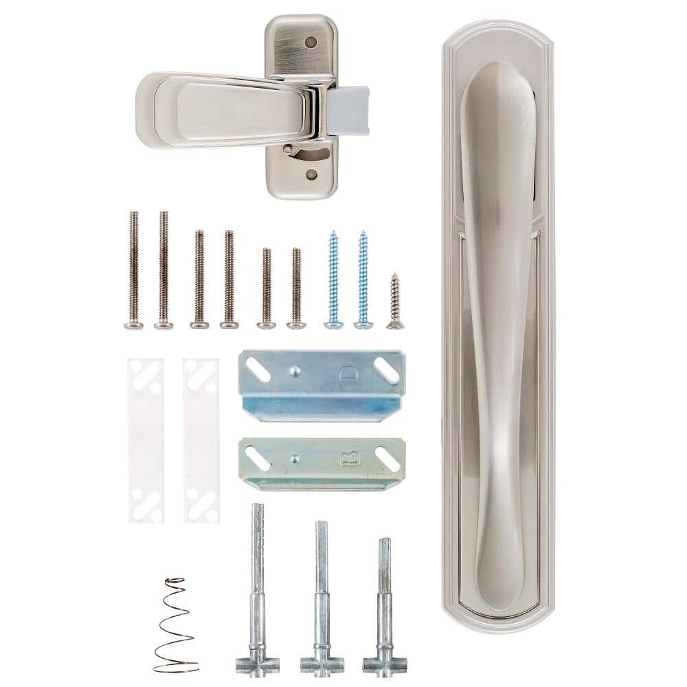 Wright Products Brookfield Surface Mount Latch in Satin Nickel