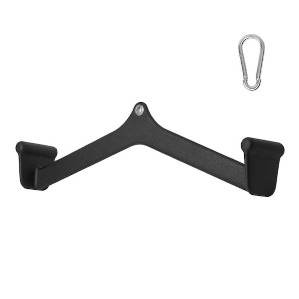 SKYSHALO LAT Pulldown Attachment, Cable Machine Rowing V-bar Attachment, Tricep Pull Down Bar, for Home Gym Fitness