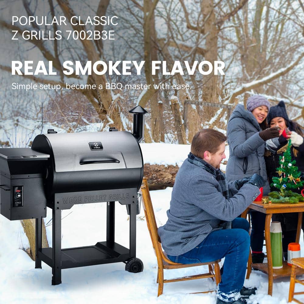 ZPG-7002B3E Stainless Steel Wood Pellet Grill BBQ Smoker