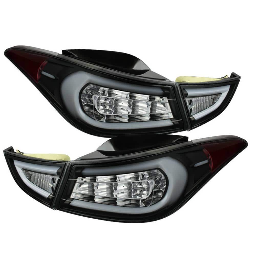 Hyundai Elantra 11-13 Light Bar LED Tail Lights - Black price history on PriceWatchPro
