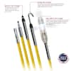 Jameson Tools-Multi-Flex Yellow Coated Fish Rod Kit, 25', 7C-45-15T